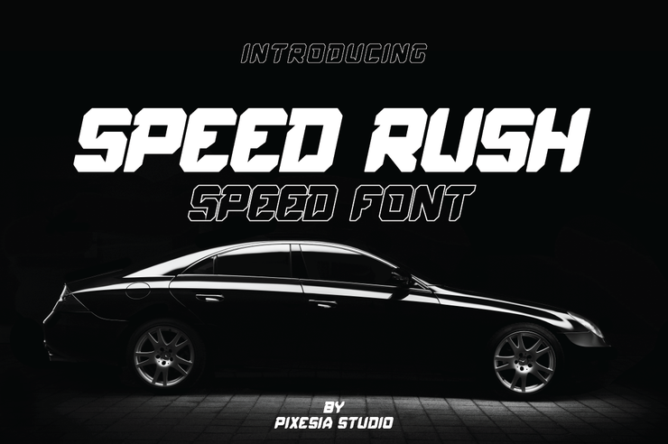 Speed Rush字体 5