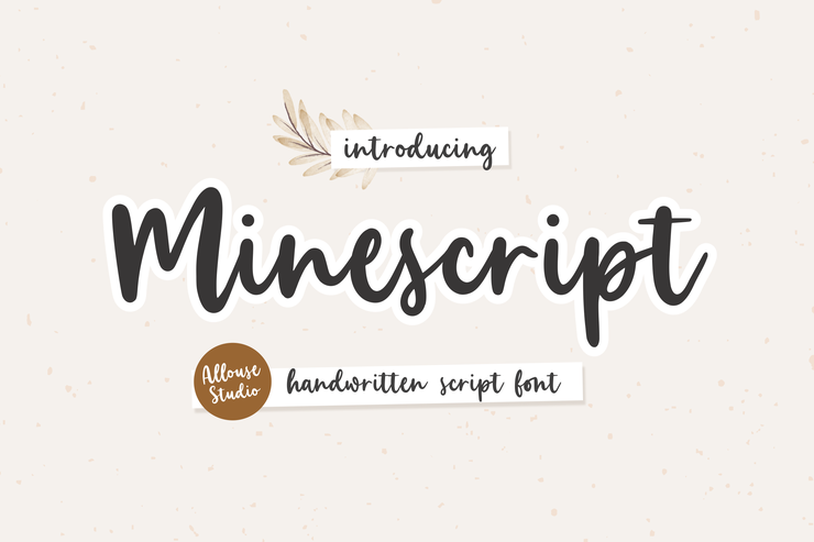 Minescript字体 1