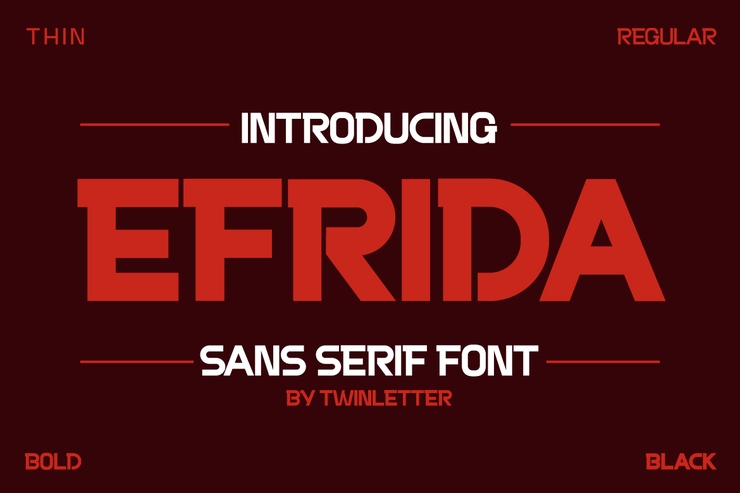 EFRIDA字体 3