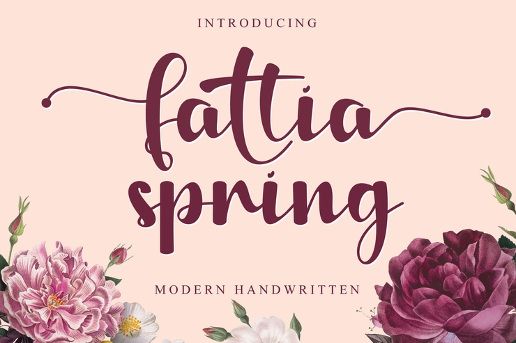 Fattia Spring -字体 4