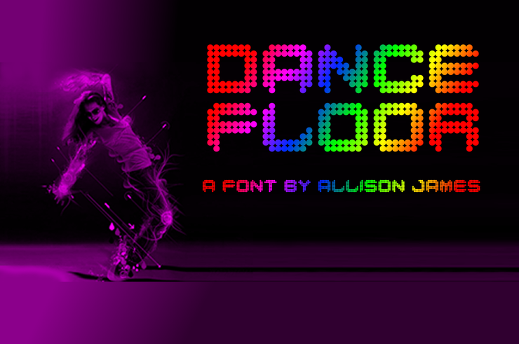 Dance Floor字体 2