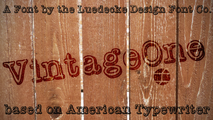 VintageOne字体 1