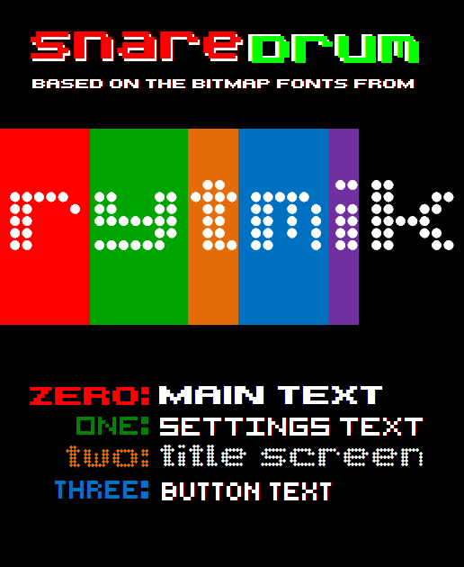 SnareDrum One NBP字体 1