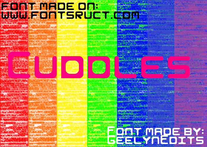 Cuddles字体 1