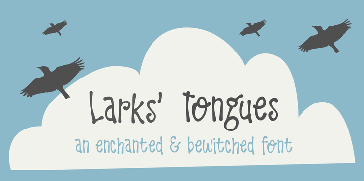 DK Larks Tongues字体 1