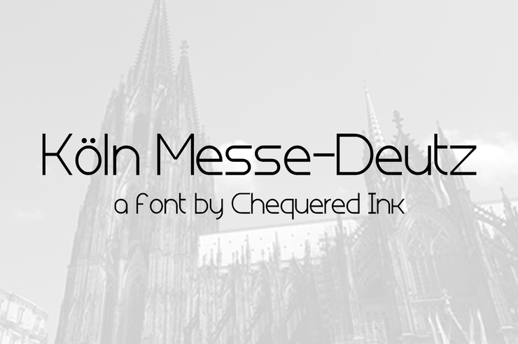 Koln Messe-Deutz字体 1