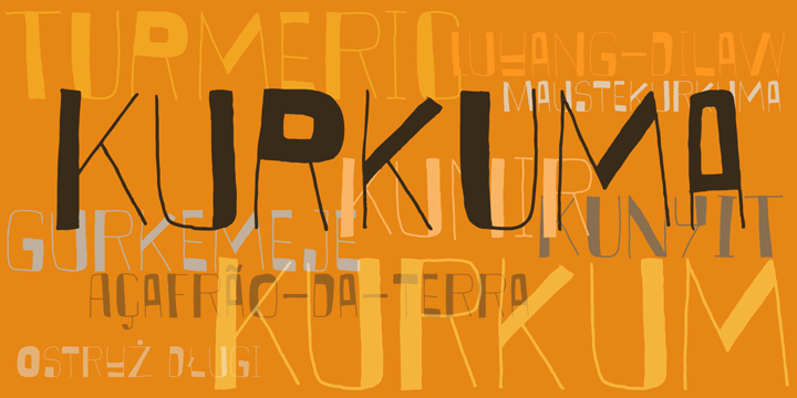 DK Kurkuma字体 1