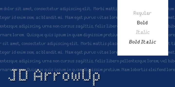 JD ArrowUp字体 1