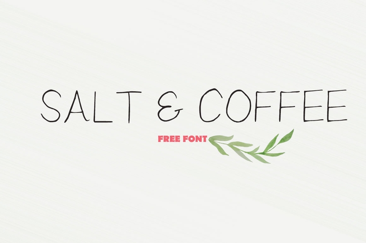 Salt And Coffee字体 2
