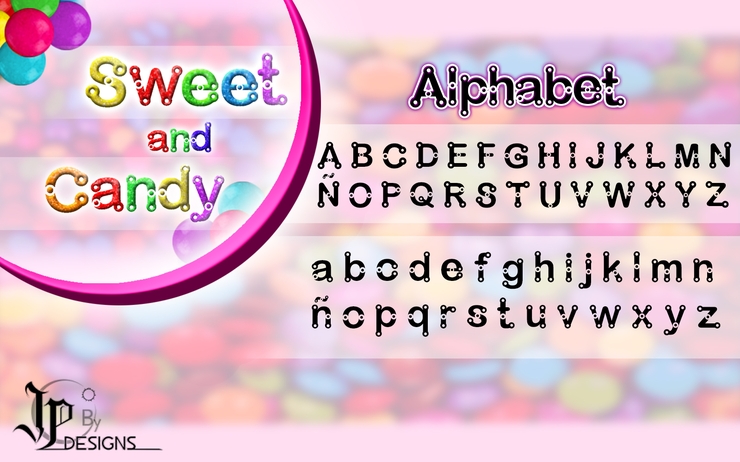 Sweet and Candy字体 1