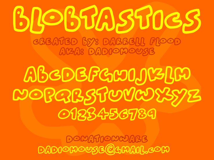Blobtastics字体 1