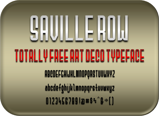 Saville Row NBP字体 1