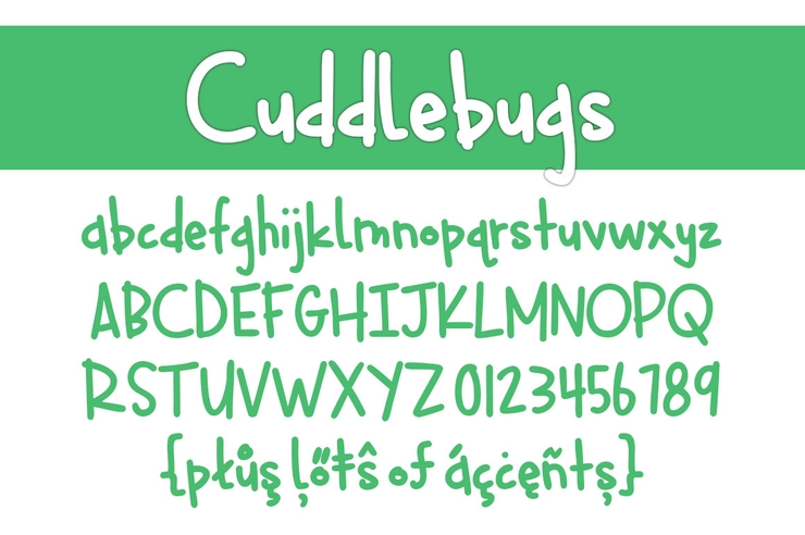 cuddlebugs字体 2