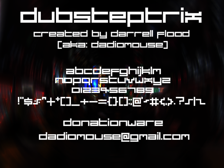 Dubsteptrix字体 1