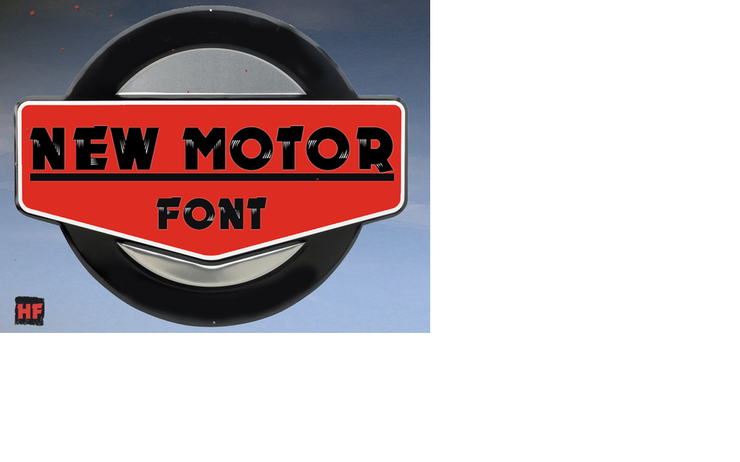 New MOTOR字体 2