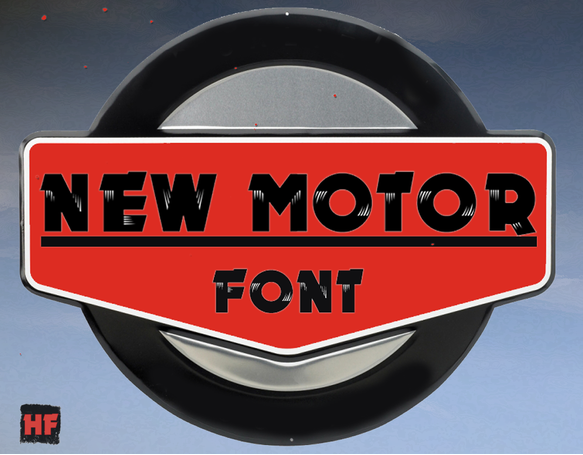 New MOTOR字体 3