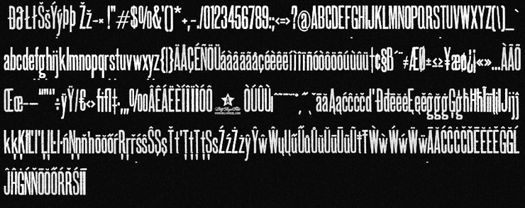 SUBURBIA字体 1