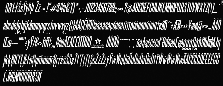 SUBURBIA字体 3
