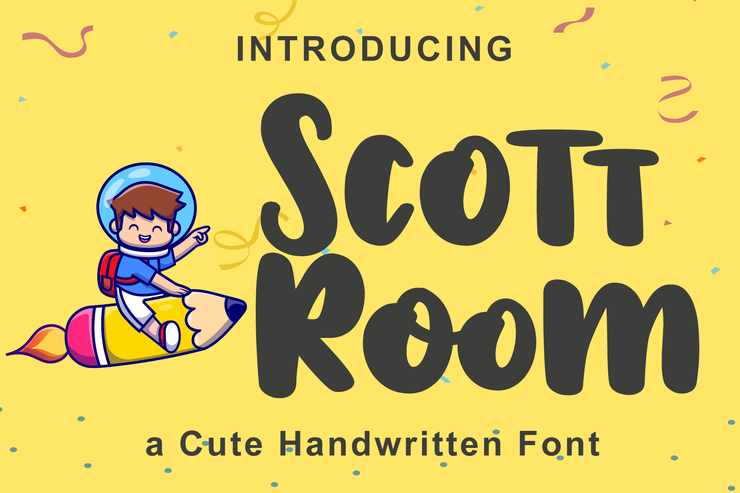 Scott Room字体 3