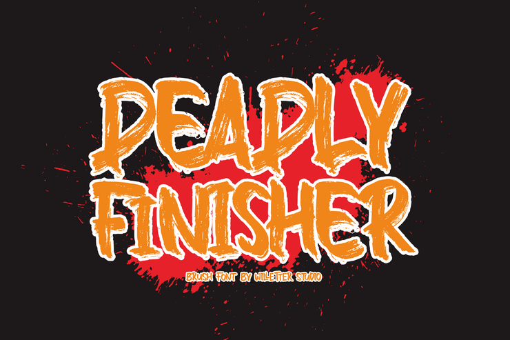 DEADLY FINISHER字体 5