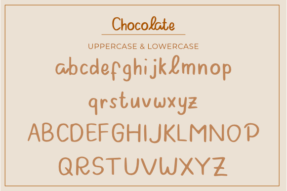 Chocolate Display字体 3