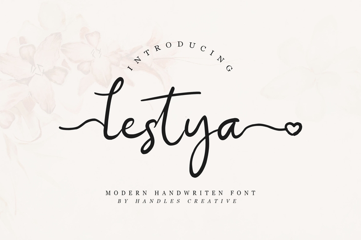 lestya字体 4