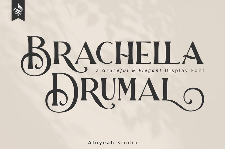 Barchella Drumal字体 9