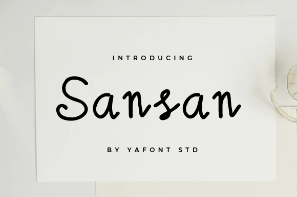 Sansan字体 1