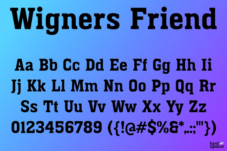 Wigners Friend字体 1