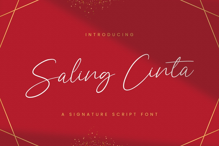 Saling Cinta字体 7