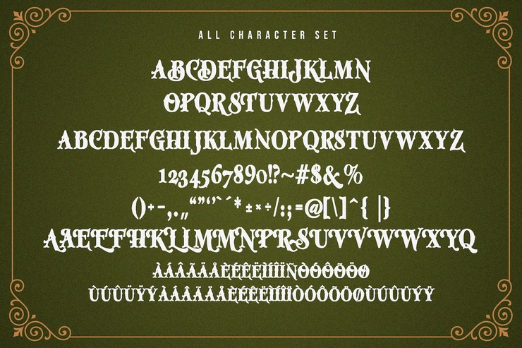 Miztar字体 10