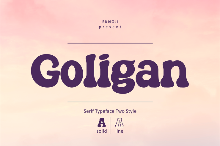 Goligan字体 4