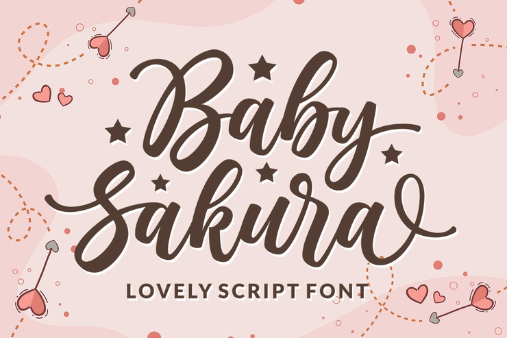Baby Sakura字体 3