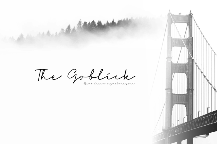 The Goblick字体 3