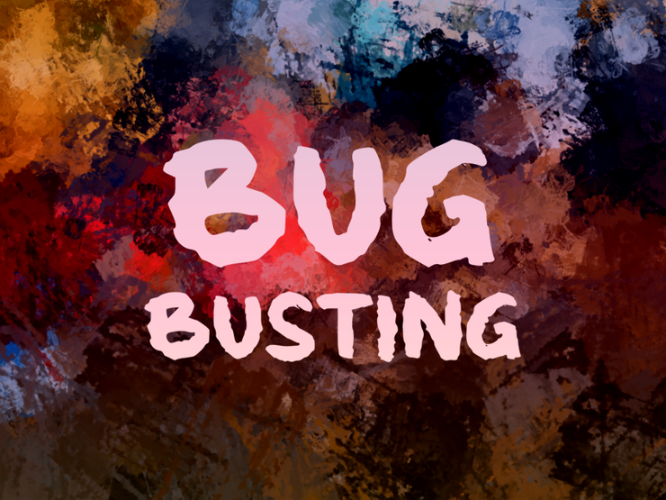 b Bug Busting字体 1