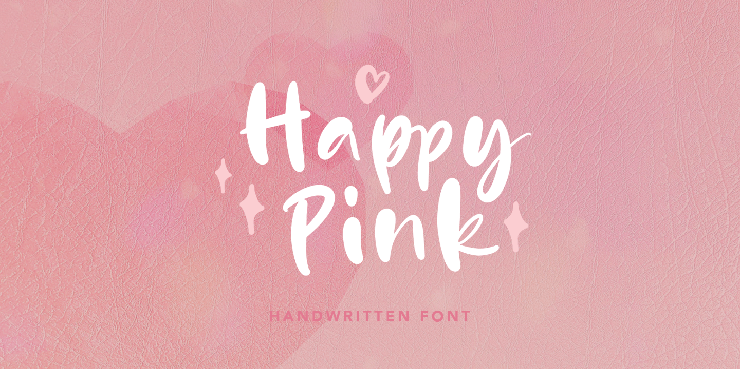 Happy Pink字体 1