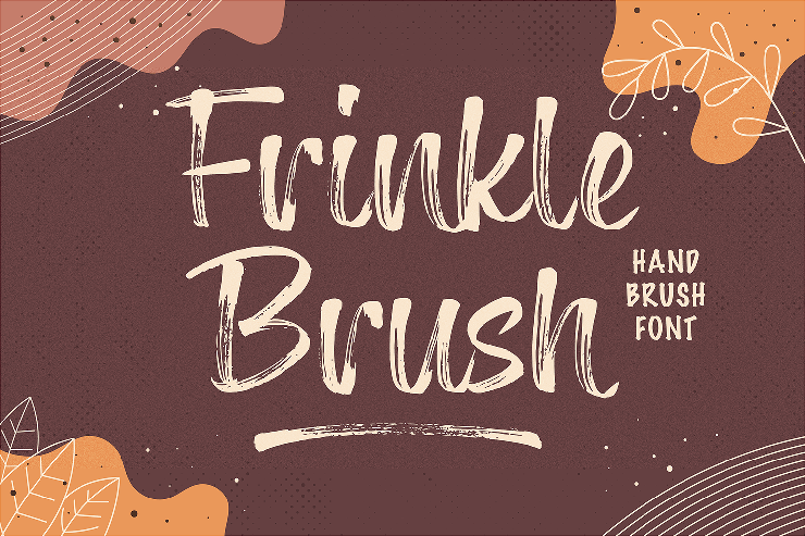 Frinkle Brush字体 1