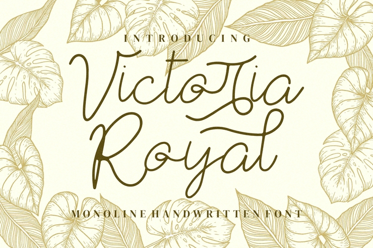 Victoria Royal字体 8