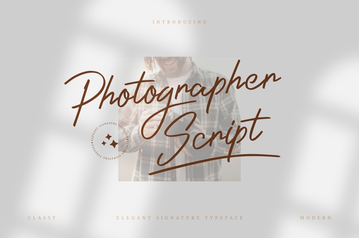 Photographer _ Script字体 7