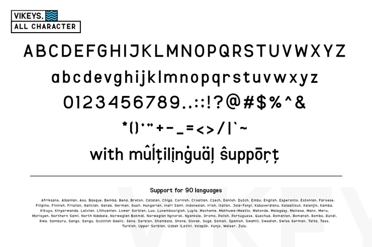 VIKEYS字体 3