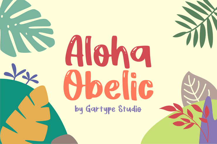 Aloha Obelic GT字体 1