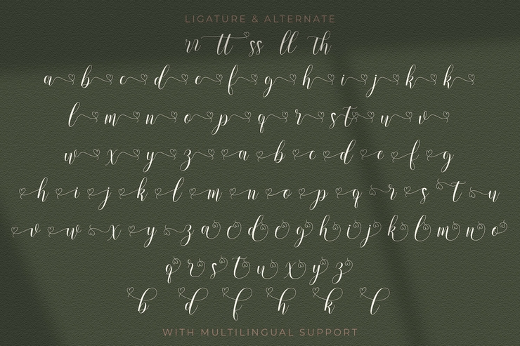 Rusthina Script字体 2