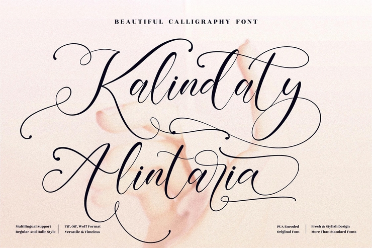 Kalindaty Alintaria字体 1