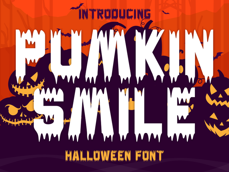 Pumpkin Smile字体 6