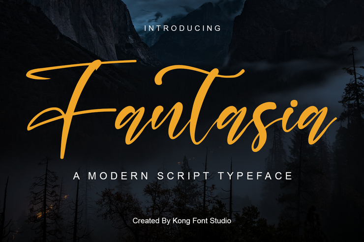Fantasia字体 1