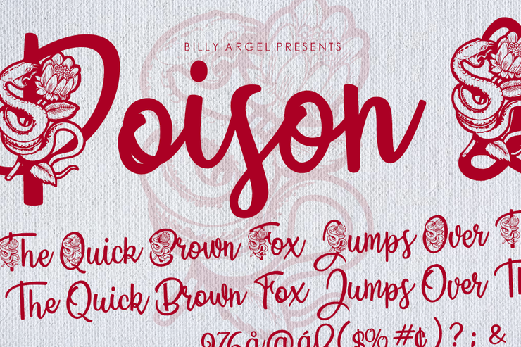Poison Love字体 1