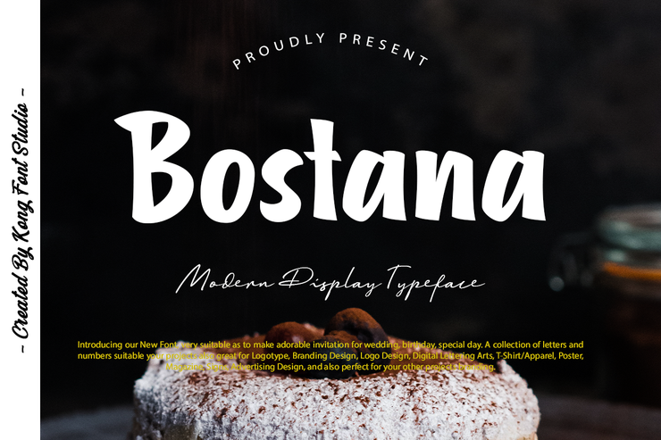 Bostana字体 1