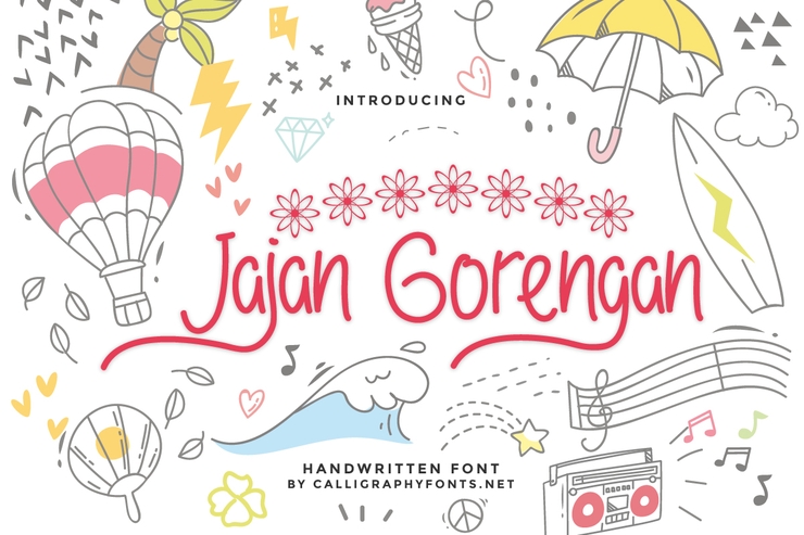 Jajan Gorengan字体 1