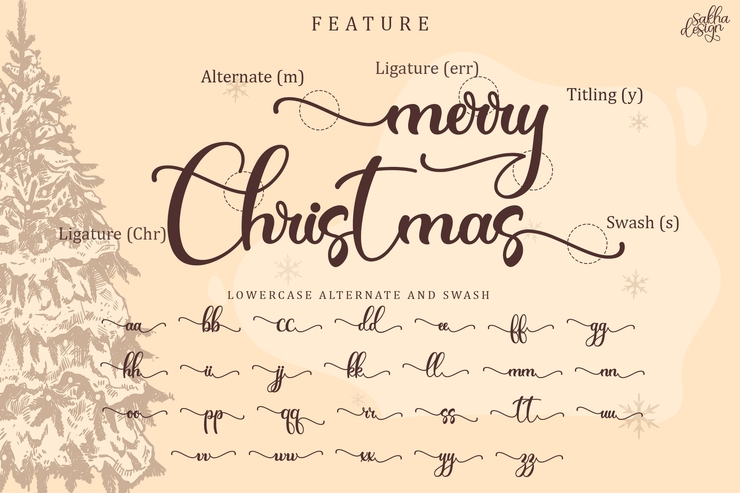 Christmas History字体 5
