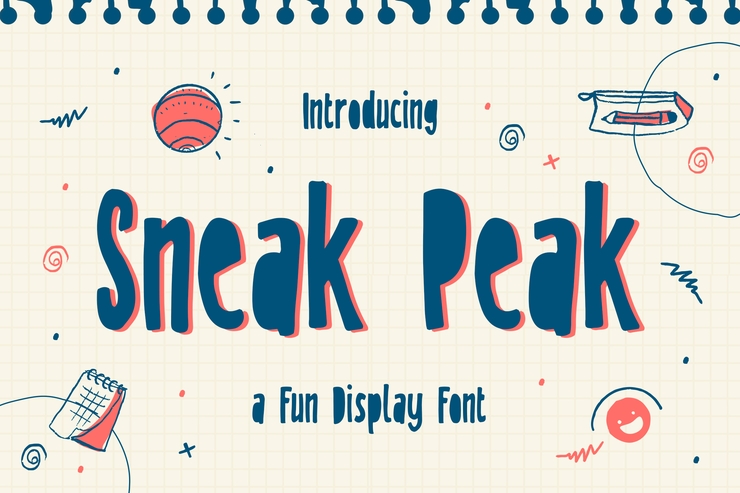 Sneak Peak字体 3